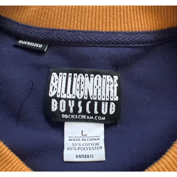 Billionaire Boys Club Crewneck Sweatshirt Men L Oversized Color-Block Streetwear - Picture 3 of 12